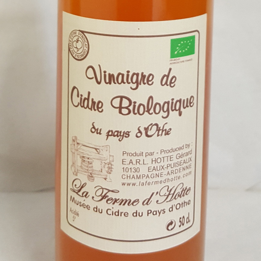 Vinaigre de cidre biologique - Au Potager de Bécheret