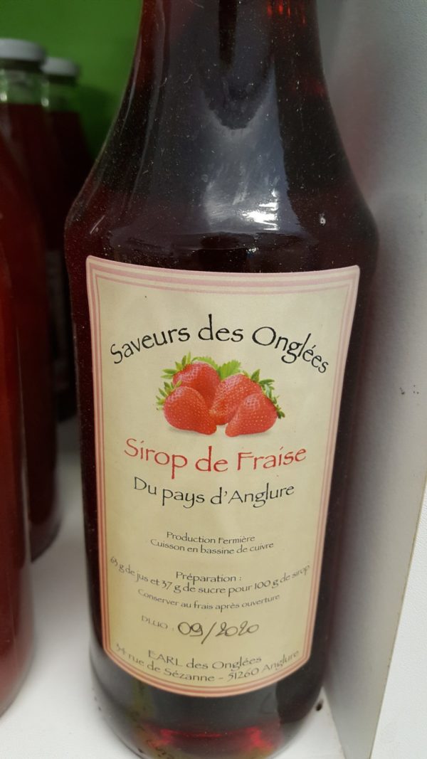 sirop de fraises au-potager-de-becheret©