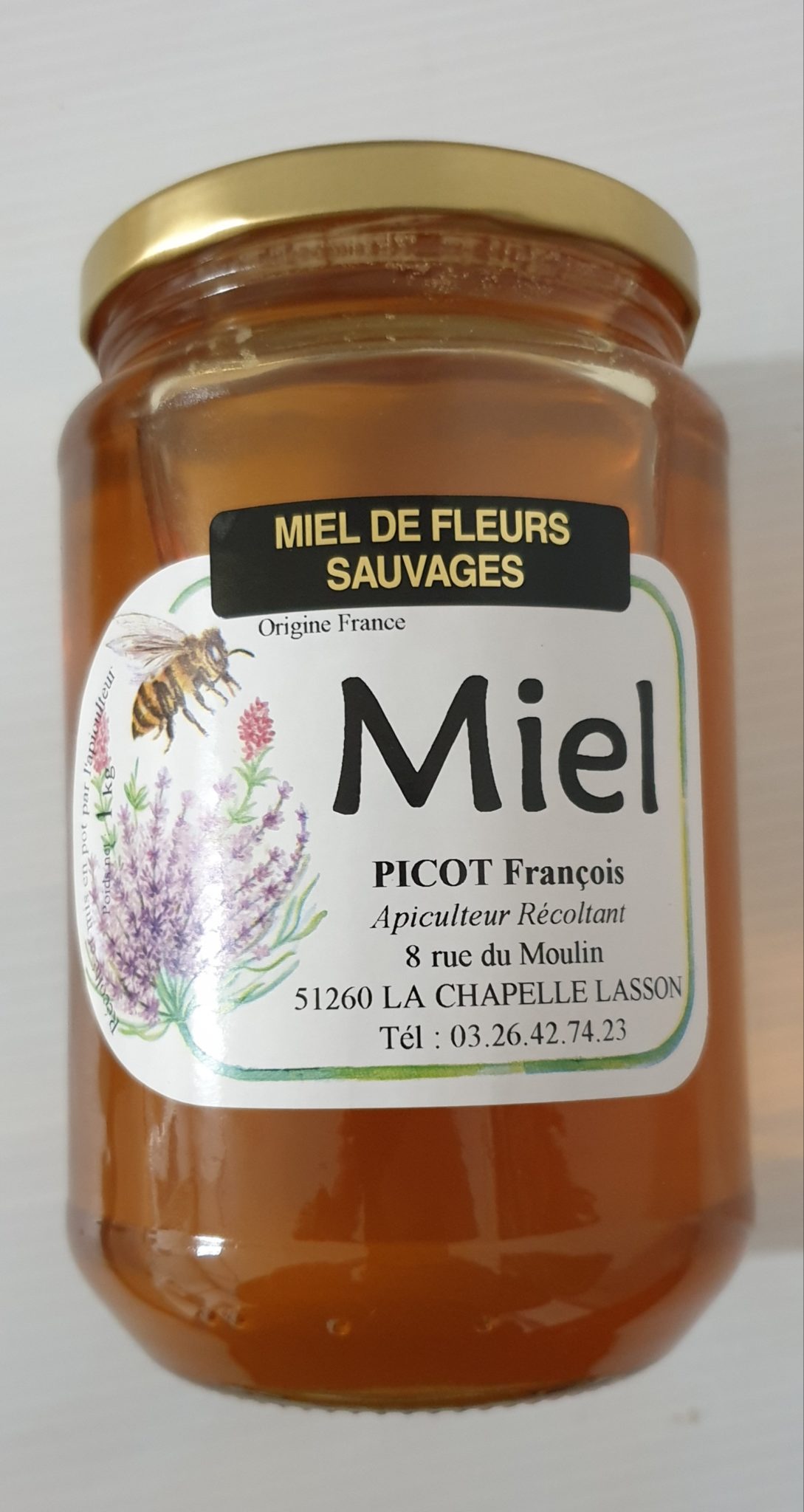 Miel brut de fleurs sauvages – Miel & Co