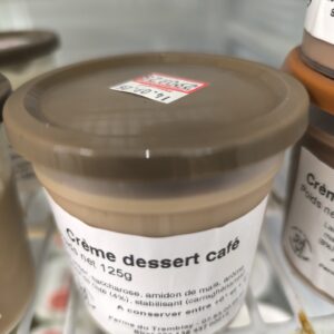 Crème dessert café