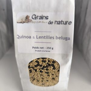 Mélange Quinoa et Lentilles noires Beluga